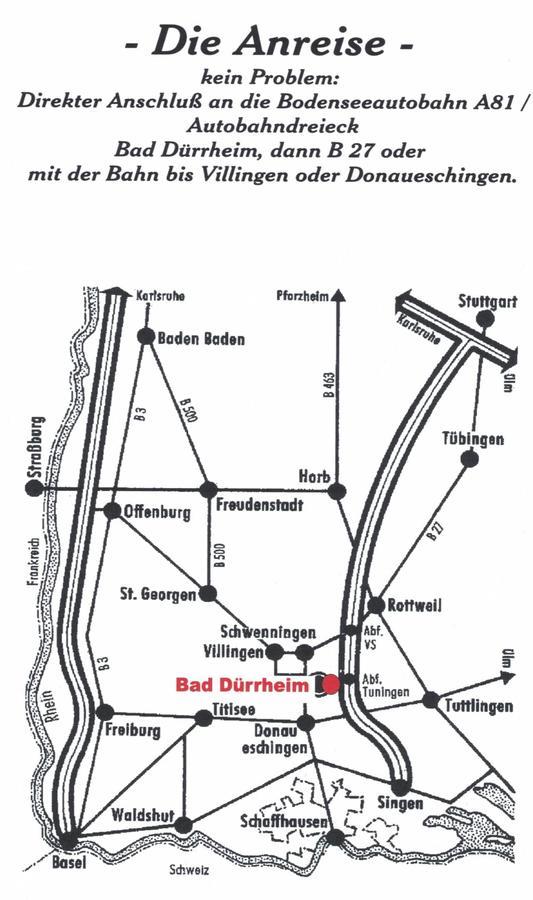 Gaestehaus Gisela Bad Dürrheim Esterno foto